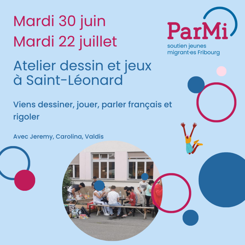 Image Atelier dessins, jeux et discussions